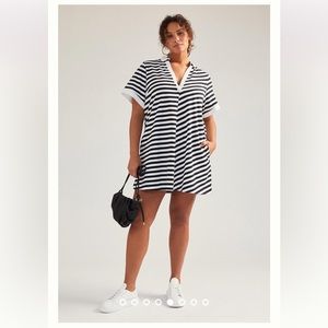 Like New! Maeve for Anthropologie Striped Polo mini dress! Worn once!